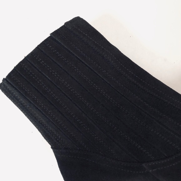 Aquatalia Fayren Weatherproof Leather Suede Bootie - Picture 9 of 9